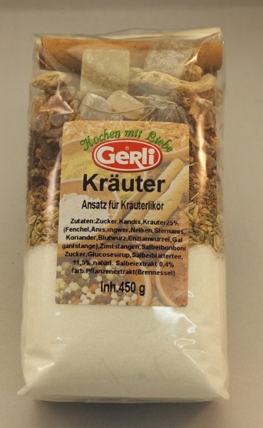 Ansatz f. Kräuterlikör 450 g