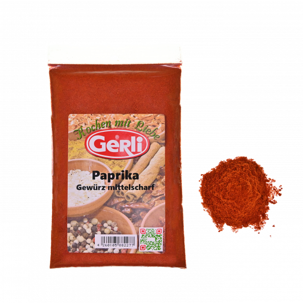 Paprika mittelscharf Gerli Gewürze 80 g