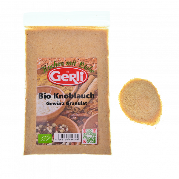 Bio Knoblauchgranulat Gerli Gewürze 80 g