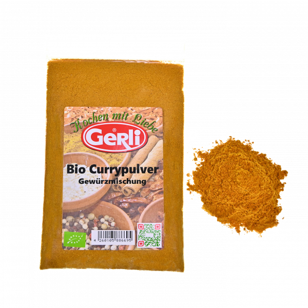 Bio Currypulver Gerli Gewürze 50 g