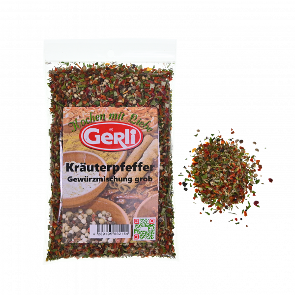 Kräuterpfeffer grob Gerli Gewürze 70 g