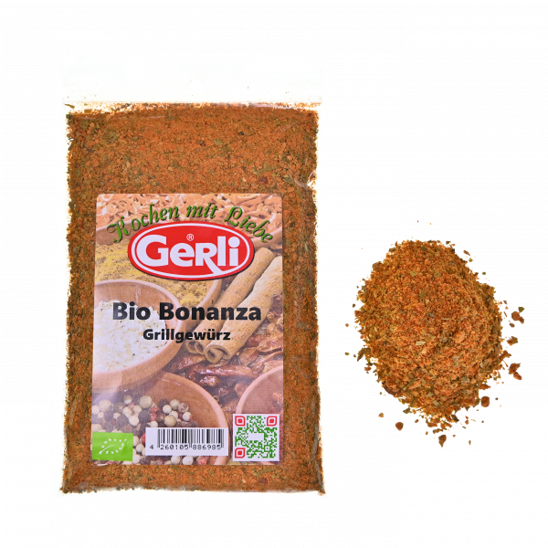 Bio Grillgewürz Bonanza Gerli Gewürze 70 g