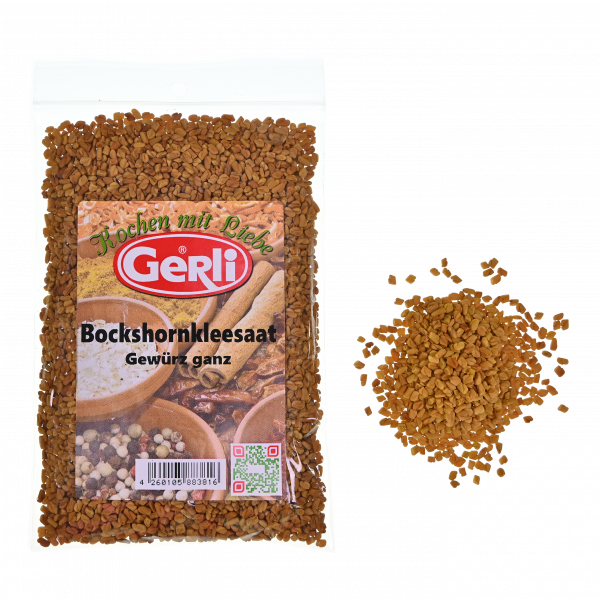 Bockshornkleesaat ganz Gerli Gewürze 80 g