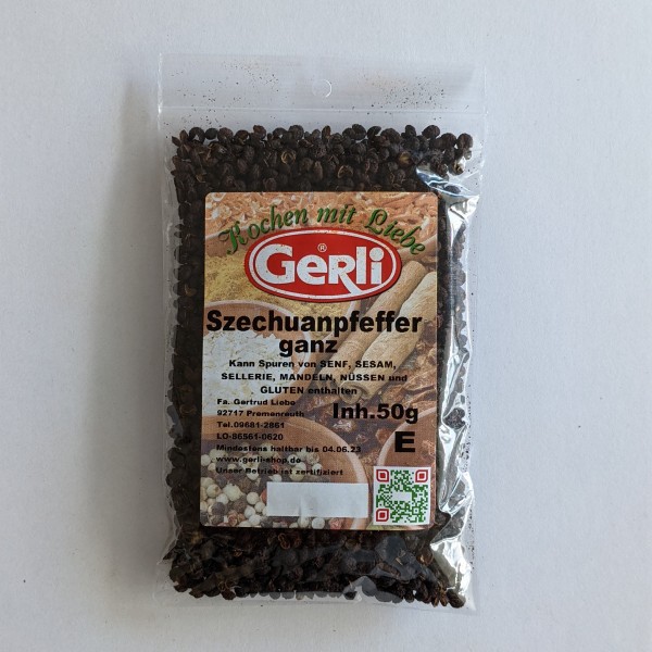 Szechuanpfeffer ganz Gerli Gewürze 50 g