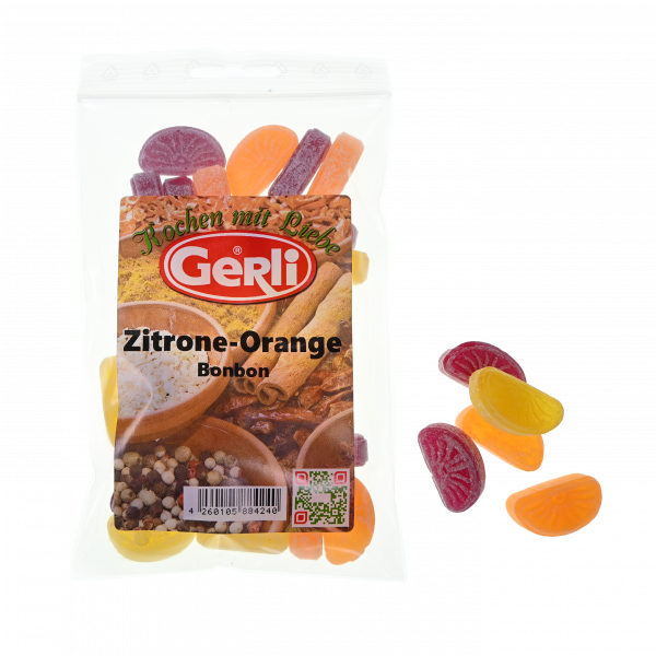 Zitrone-Orange Gerli Bonbon 120 g