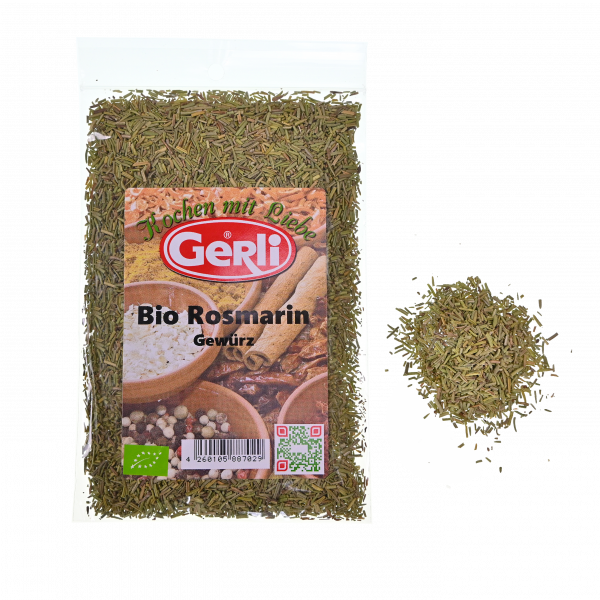 Bio Rosmarin geschnitten Gerli Gewürze 30 g