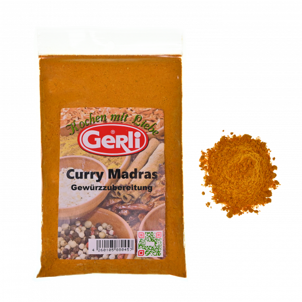 Curry Madras Gerli Gewürze 90 g