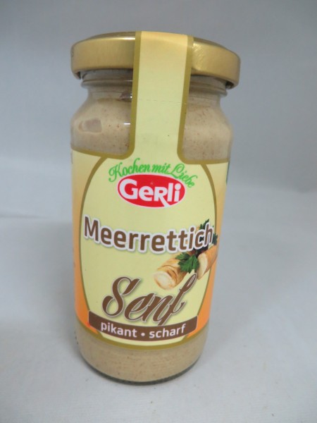 Senf Meerrettich Gerli
