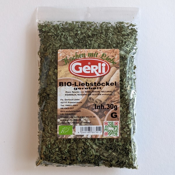 Bio Liebstöckel gerebelt