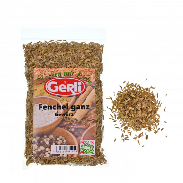 Fenchel ganz Gerli Gewürze 80 g