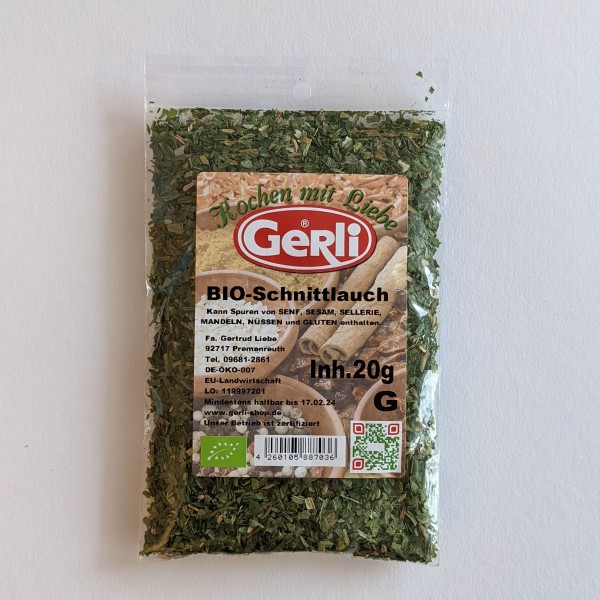 Bio Schnittlauch Gerli Gewürze 20 g