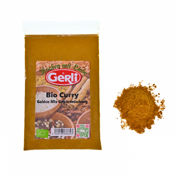 Bio Curry Golden Mix Gerli Gewürze 50 g