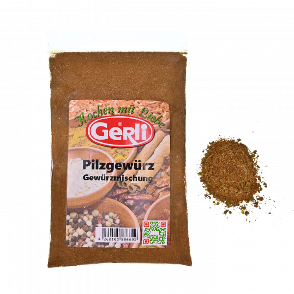 Pilzgewürz mit 40% Pilzen Gerli Gewürze 90 g