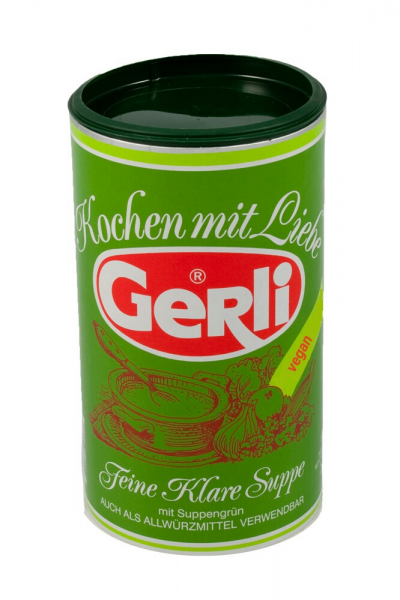 Gerli feine Klare Suppe vegan Gerli Gewürze 900 g