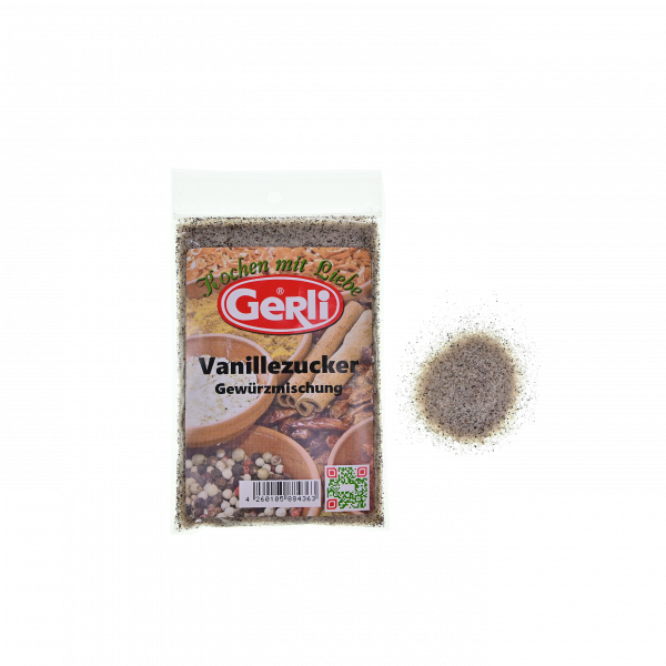 Vanillezucker mit 5% echter Vanille Gerli Gewürze 60 g