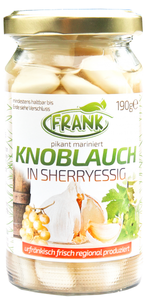 Knoblauch Sherryessig Gerli Gewürze 190g
