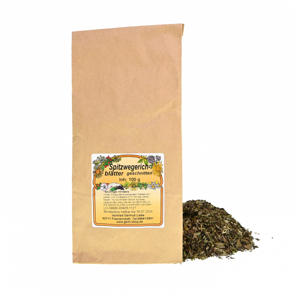 Spitzwegerichblätter Gerli Tee 90 g