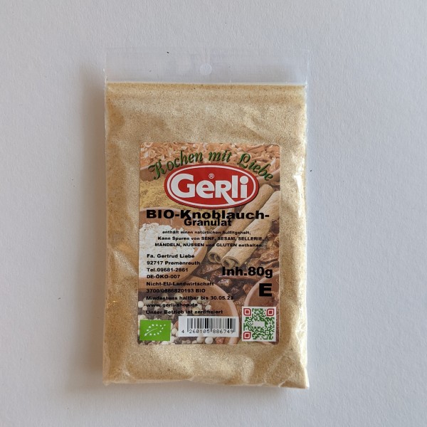 Bio Knoblauchgranulat