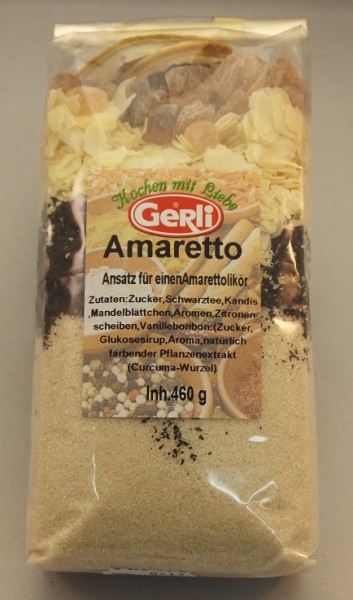 Ansatz f. Amarettolikör Gerli 460 g