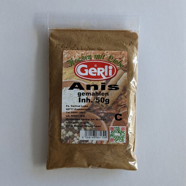 Anis gemahlen Gerli Gewürze 50 g