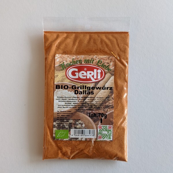 Bio Grillgewürz Dallas
