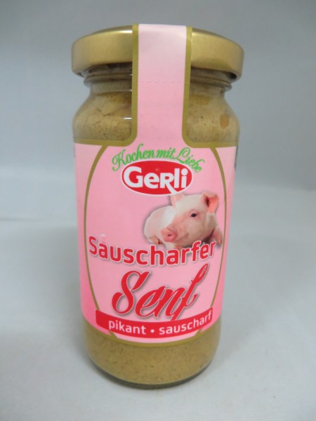 Sauscharfer Senf Gerli