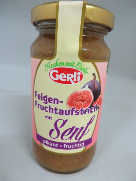 Feigen Fruchtaufstrich mit Senf Gerli