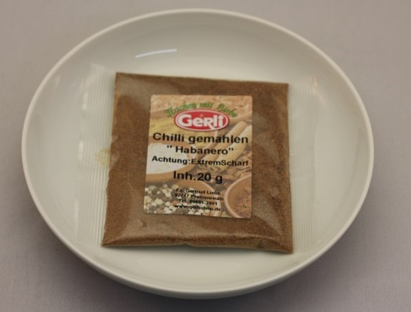 Habanero Chili (extrem scharf ) Gerli Gewürz 20 g