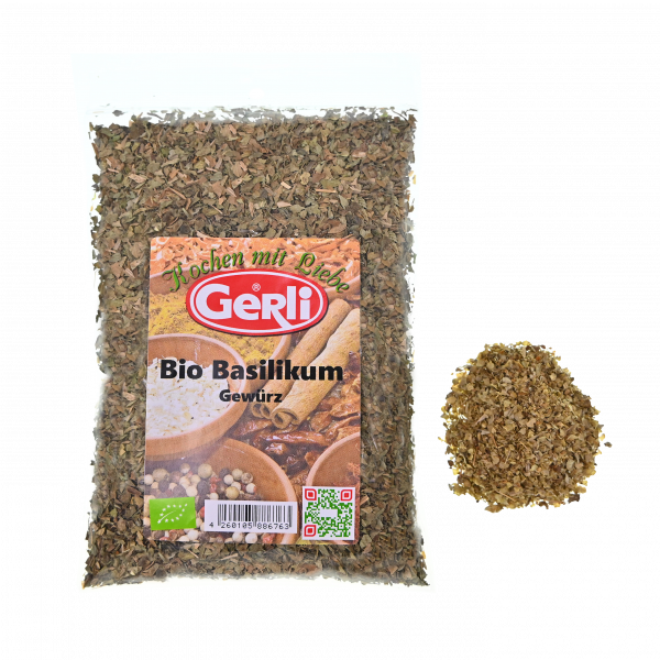 Bio Basilikum gerebelt Gerli Gewürze 40 g