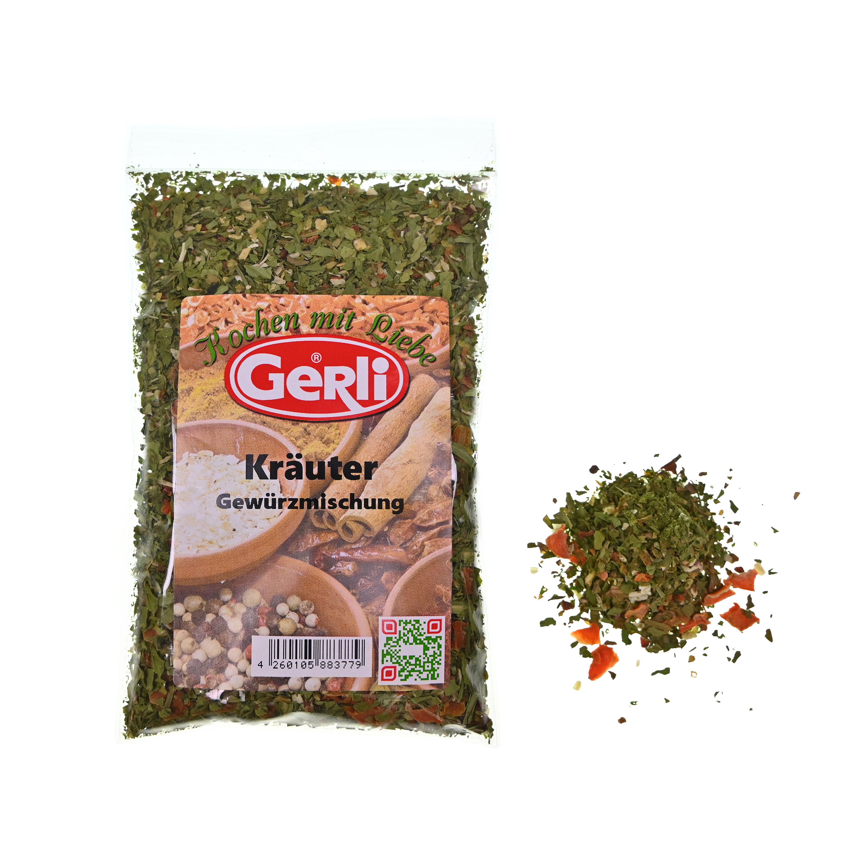 Kräuter Gewürzmischung ohne Salz Gerli Gewürze 50 g | Gewürze