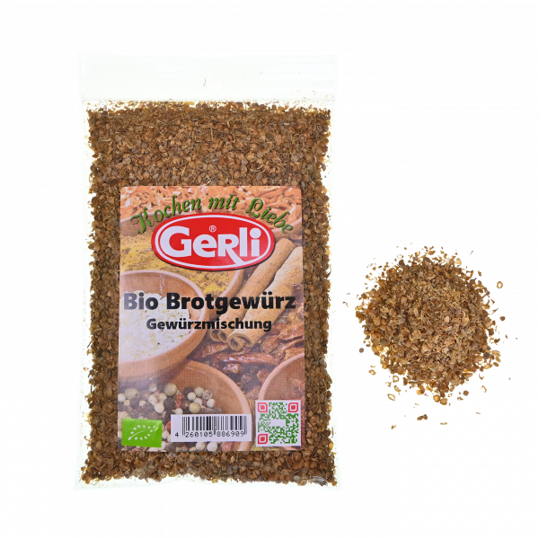 Bio Brotgewürz geschrotet Gerli Gewürze 50 g