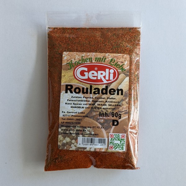 Rouladengewürz Gerli Gewürze 90 g