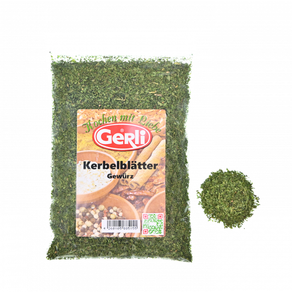 Kerbelblätter gerebelt Gerli Gewürze 30 g